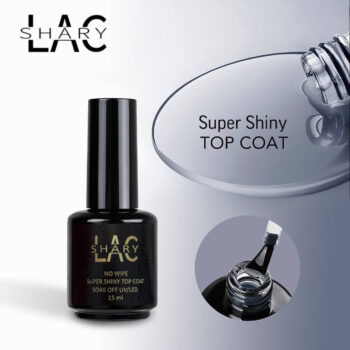 Super Shine Top Coat No Wipe LacShary 15ml završni sjaj za nokte bez ljepljivog sloja