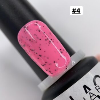 Neon Smoothie gel lak u jarkoj ljetnoj nijansi s crnim točkastim efektom za upečatljivu manikuru