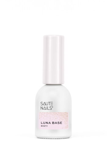 Luna Base Misty ružičasta baza za gel lak sa svjetlucavim česticama – 8 ml