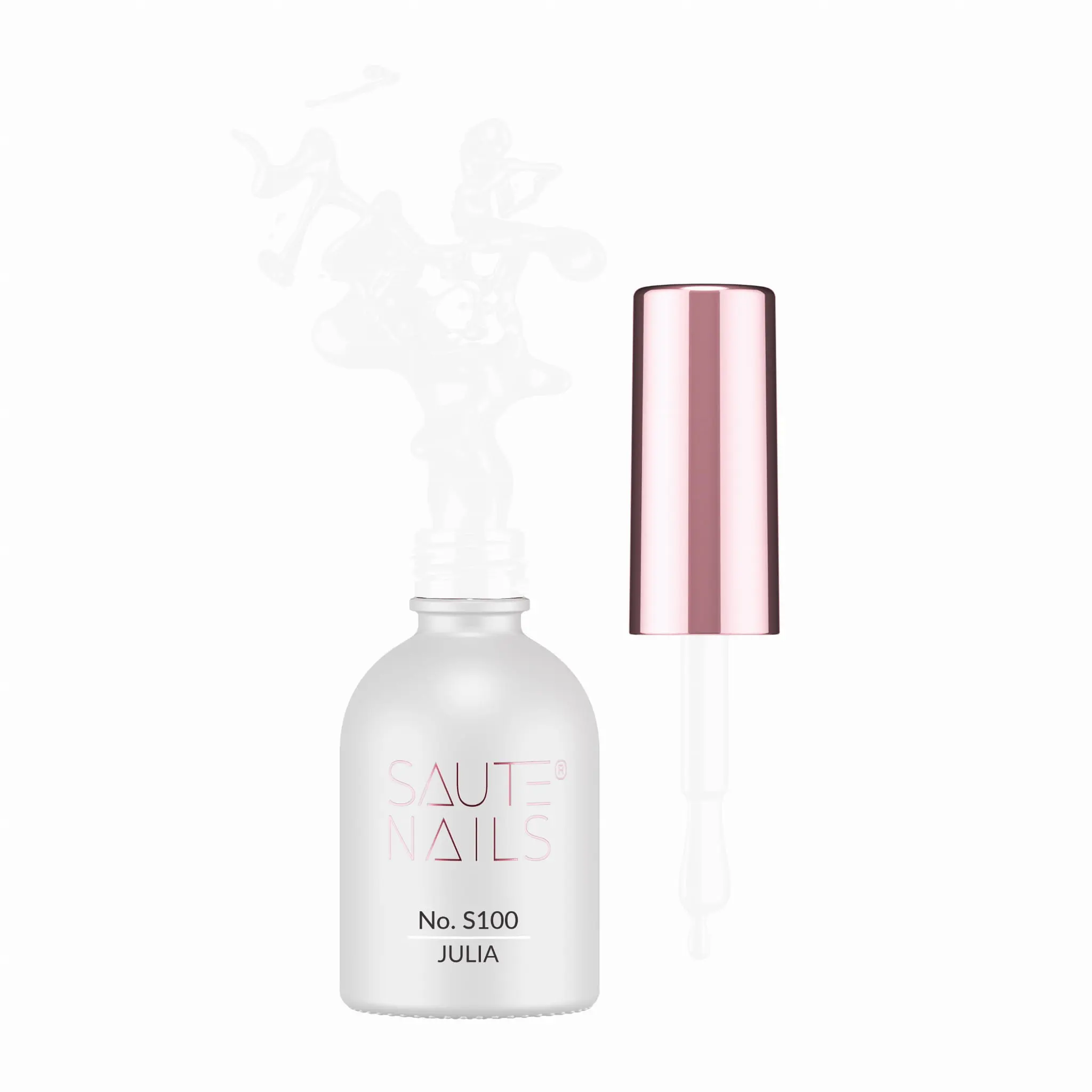 Julia S100 klasični bijeli gel lak bez HEMA-e – 8 ml