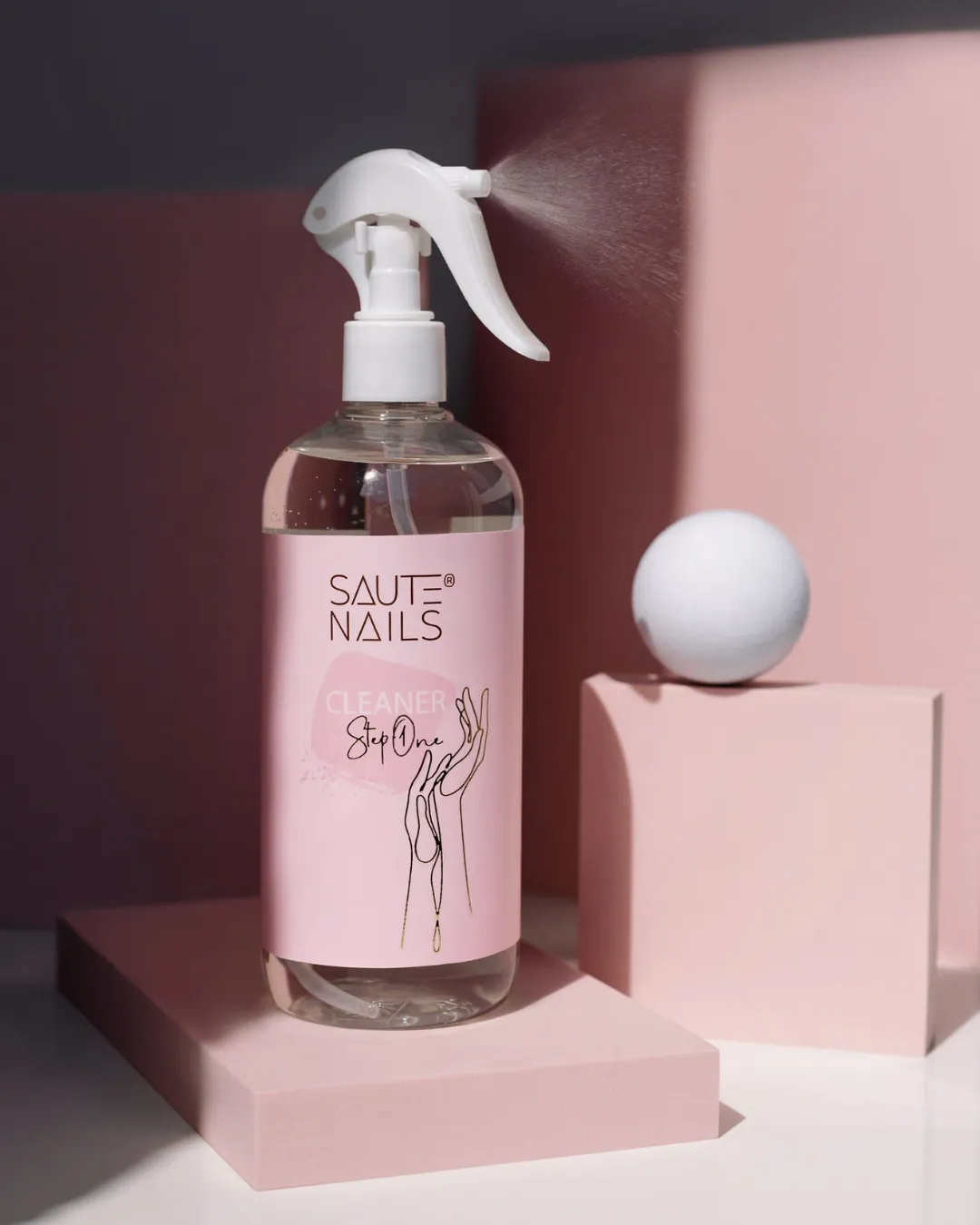 Cleaner Step One 500ml SAUTE NAILS - Slika 2