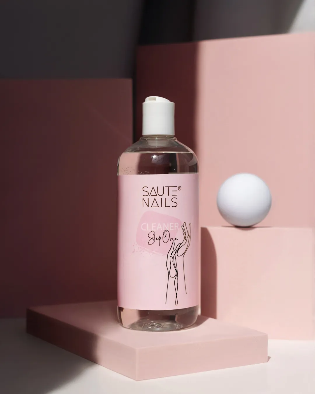 Cleaner Step One 500ml SAUTE NAILS - Slika 3