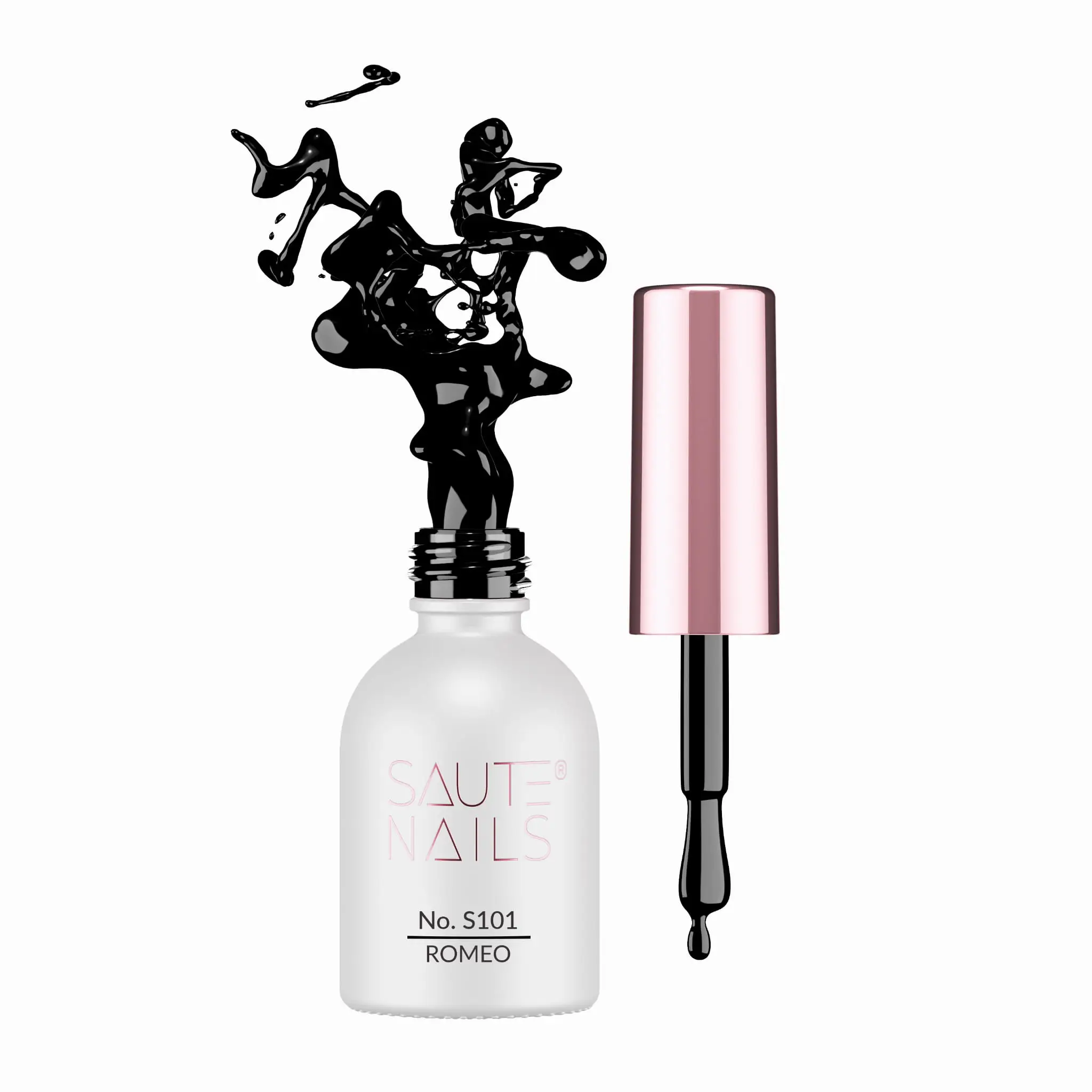 Romeo S101 duboki crni gel lak bez HEMA-e – 8 ml