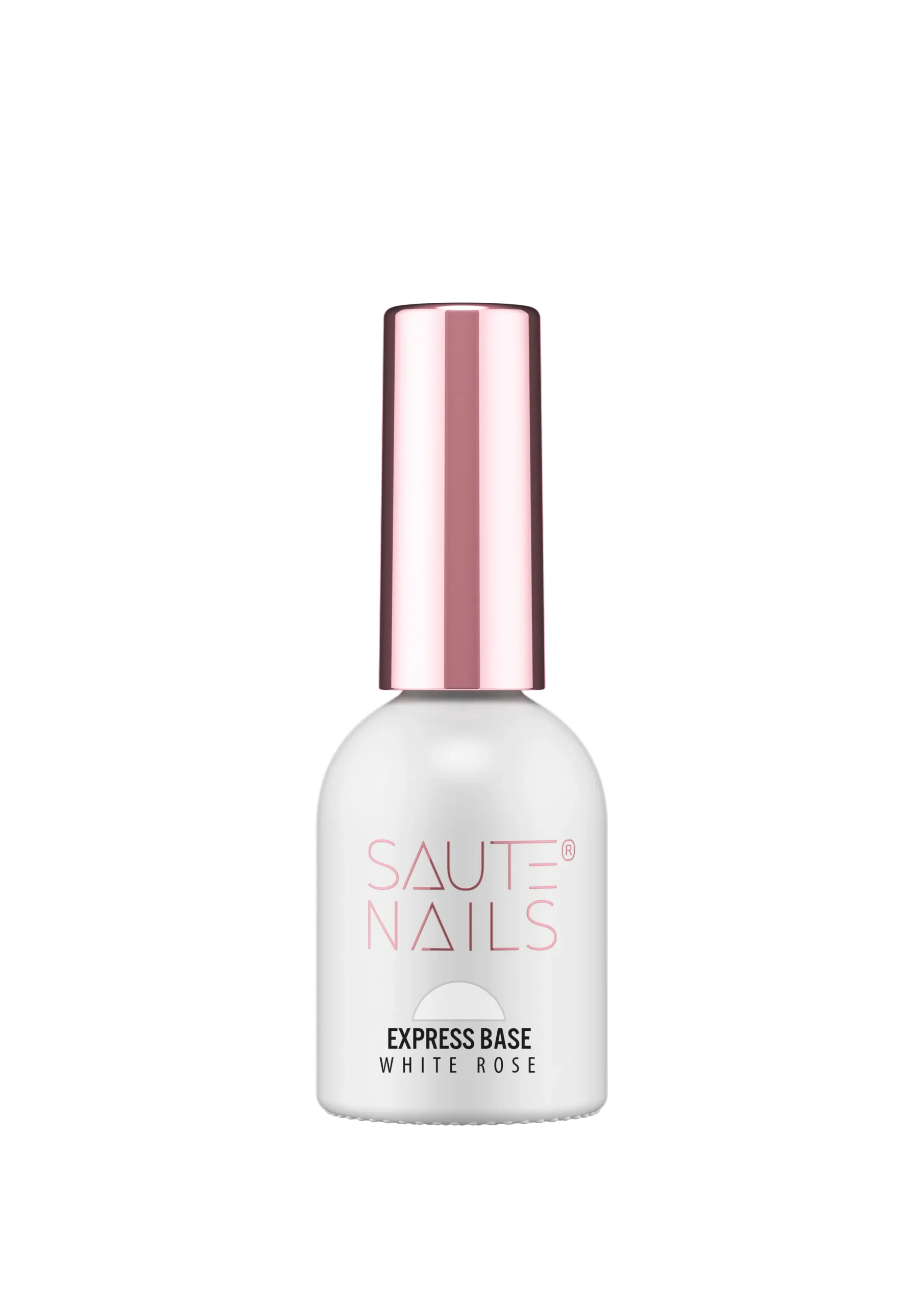 Express Base White Rose mliječno-ružičasta baza za gel lak bez TPO-a i HEMA-e – 8 ml