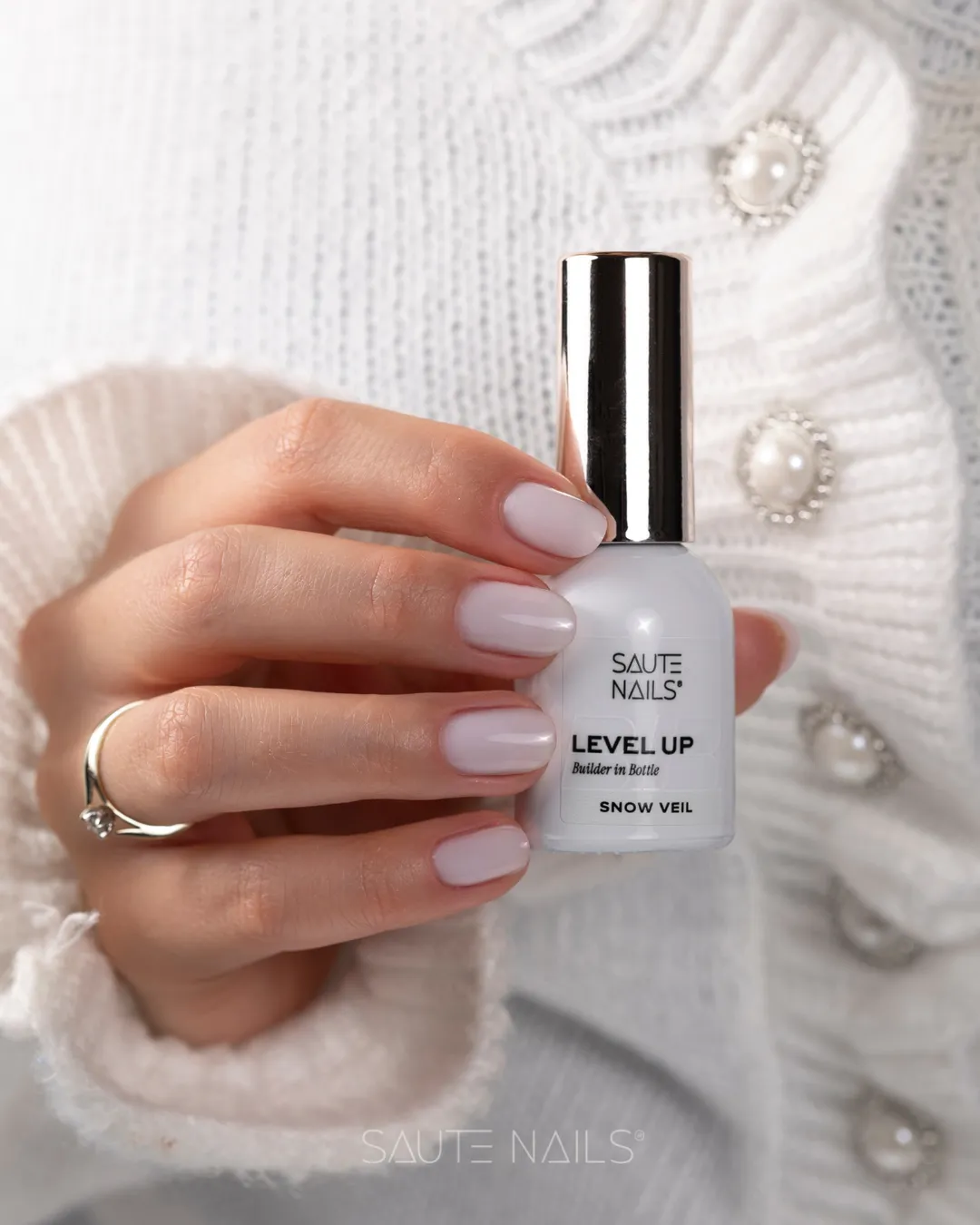 BIB Level Up Snow Veil 8ml SAUTE NAILS - Slika 3
