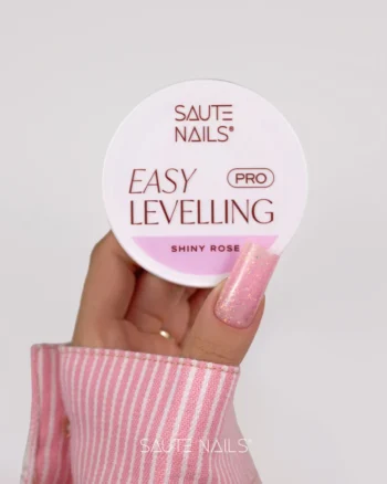 Easy Levelling PRO Shiny Rose ružičasti gradivni gel s opalescentnim česticama – 30 g