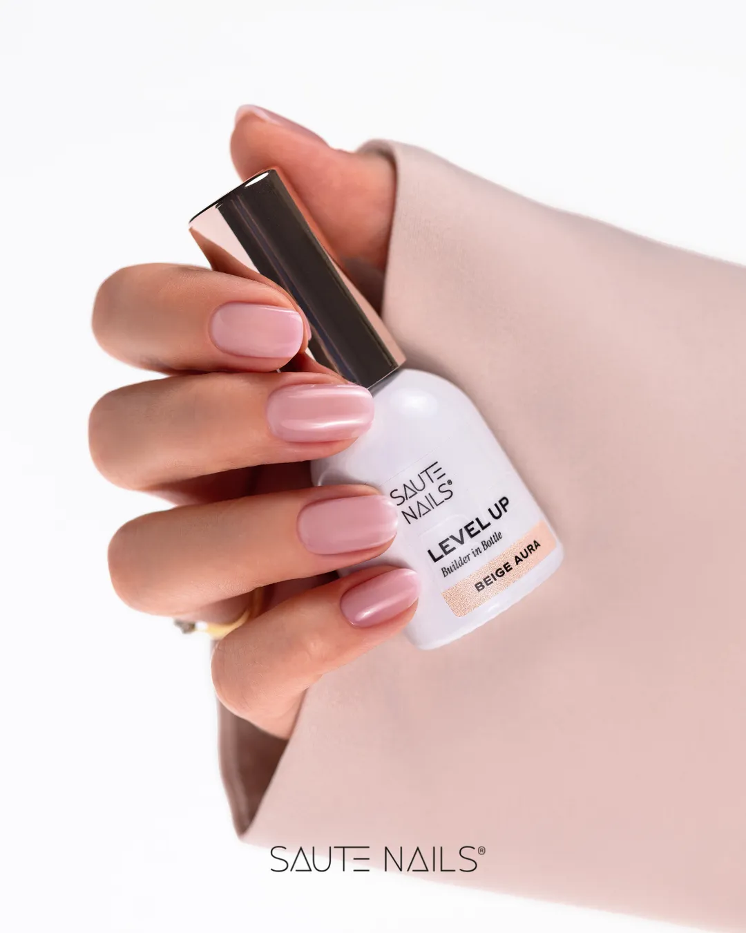 BIB Level Up Beige Aura 8ml SAUTE NAILS - Slika 3