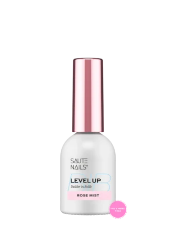 BiB Level Up Rose Mist mliječno-ružičasti gradivni gel sa svjetlucavim česticama – 8 ml